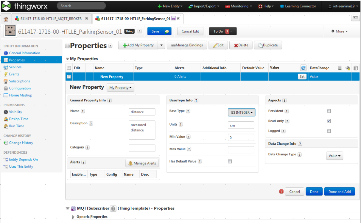6 create thing properties