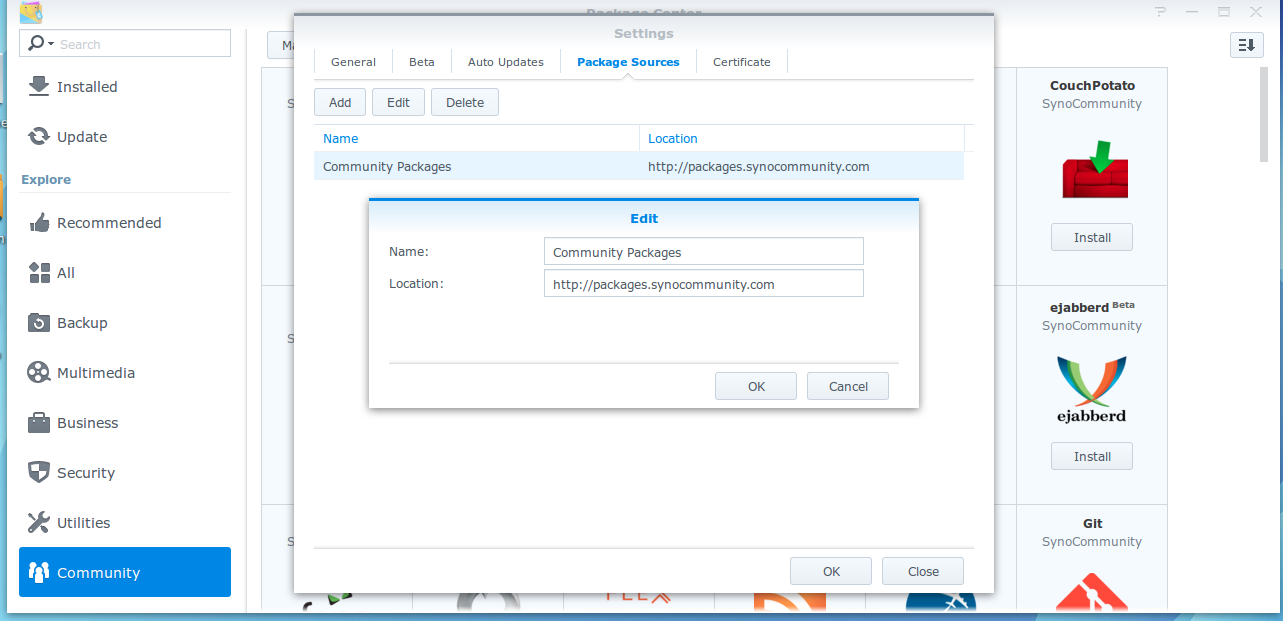 DSM community packages
