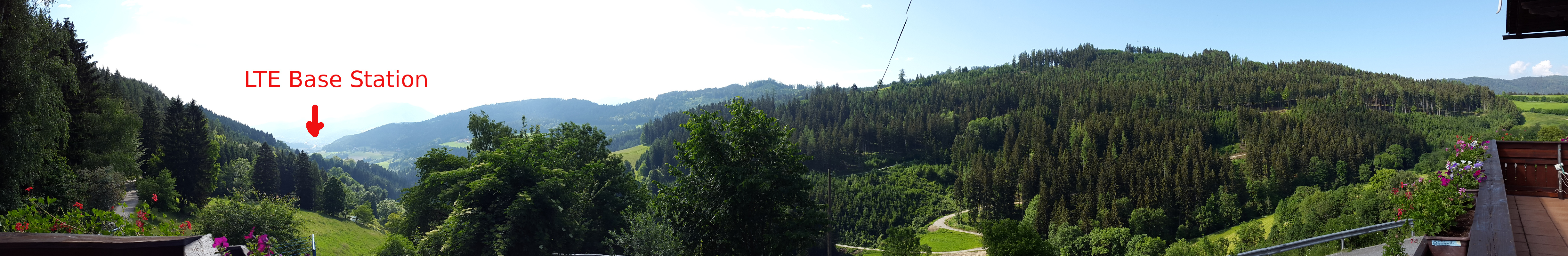 LTE test location